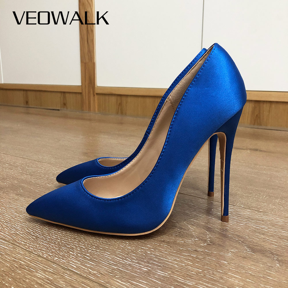 Slip Dress Satin - Veowalk Sepatu Sandal Pesta Ujung Runcing