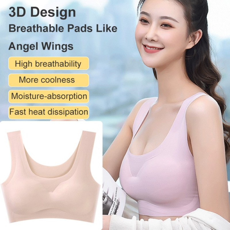 Bra Tank Top Wanita Tanpa Kawa - Bralette Wireless Soft ulasan dan harga